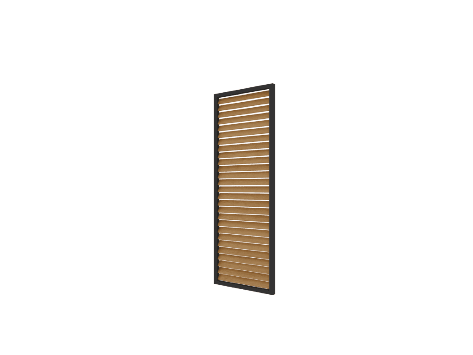 Saturn aluminium louvred side panel for a pergola